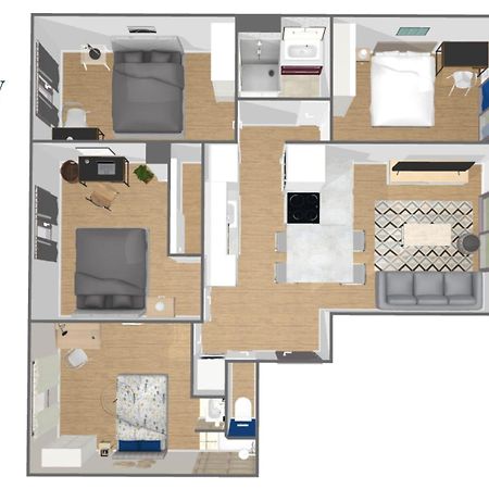 Homey La Coloc Du 40 - Colocation Haut De Gamme De 4 Chambres Uniques Et Privees - Proche Transports En Commun - Aux Portes De Geneve Annemasse Dış mekan fotoğraf