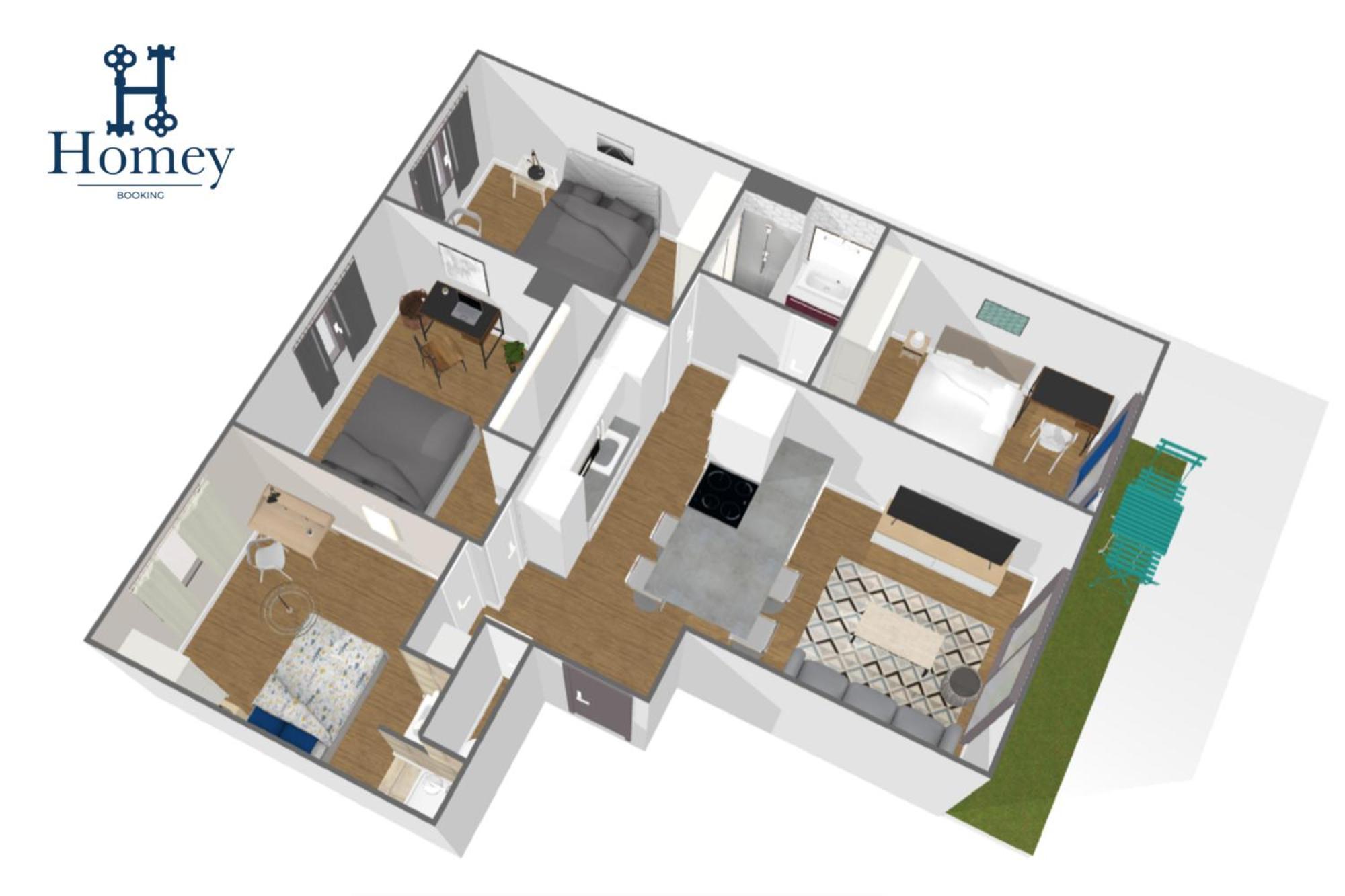 Homey La Coloc Du 40 - Colocation Haut De Gamme De 4 Chambres Uniques Et Privees - Proche Transports En Commun - Aux Portes De Geneve Annemasse Dış mekan fotoğraf